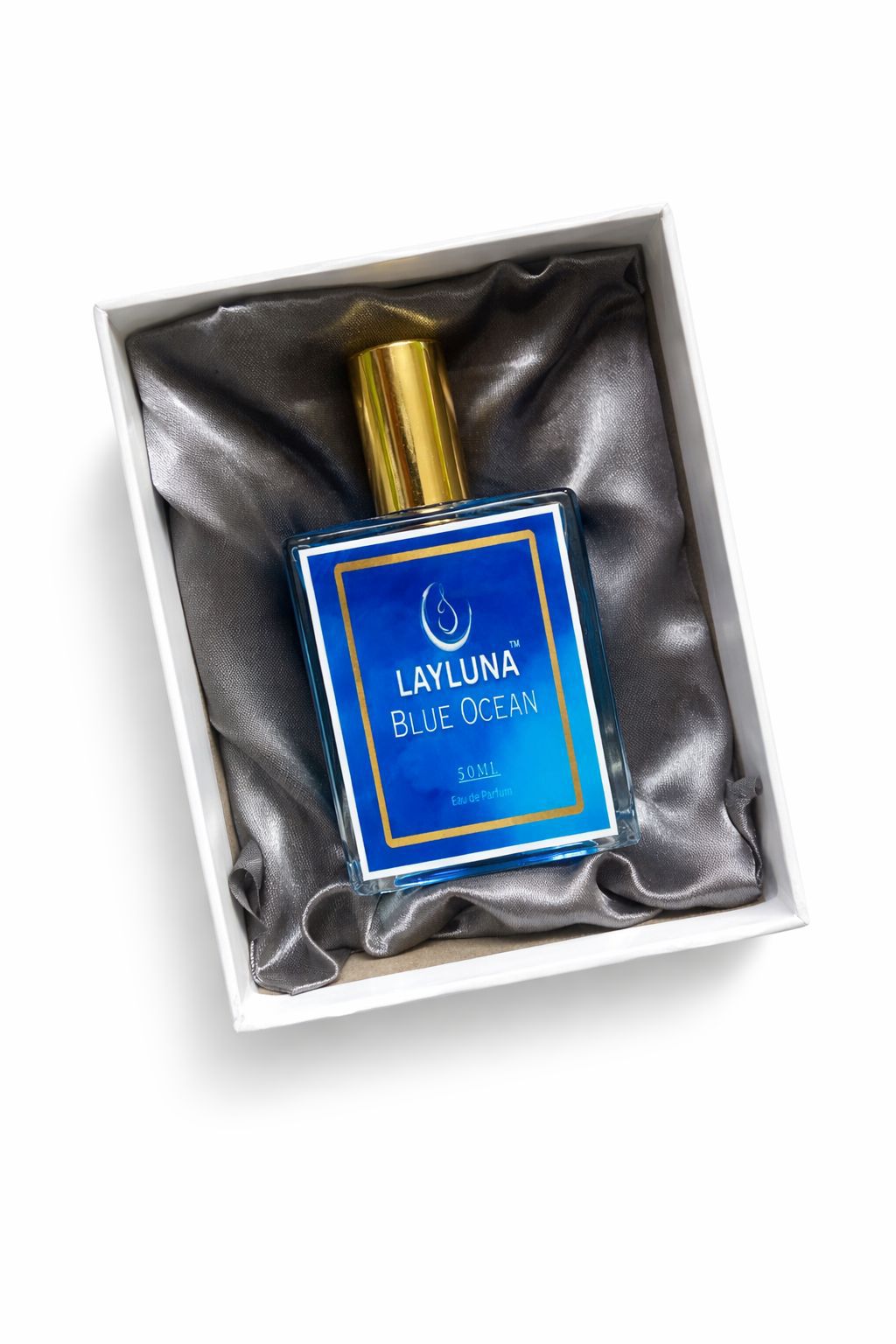 Layluna Blue Ocean Eau de Parfum – Long Lasting Unisex Fresh Oud Perfume