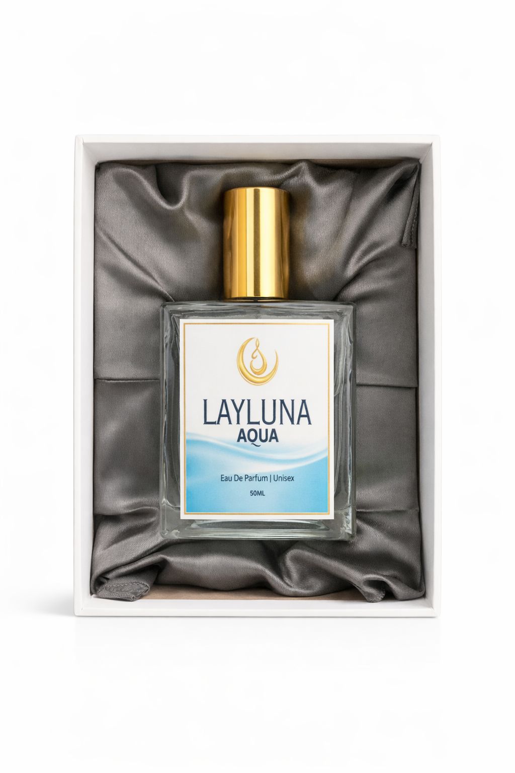 LAYLUNA Aqua Unisex Eau De Parfum 50ml | Fresh Aquatic Long Lasting Perfume