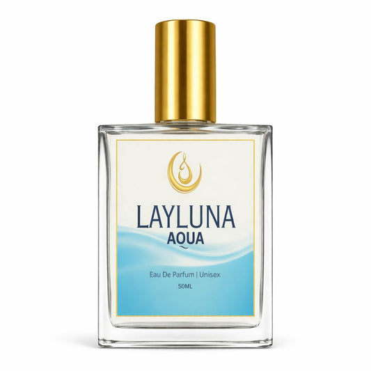 LAYLUNA Aqua Unisex Eau De Parfum 50ml | Fresh Aquatic Long Lasting Perfume