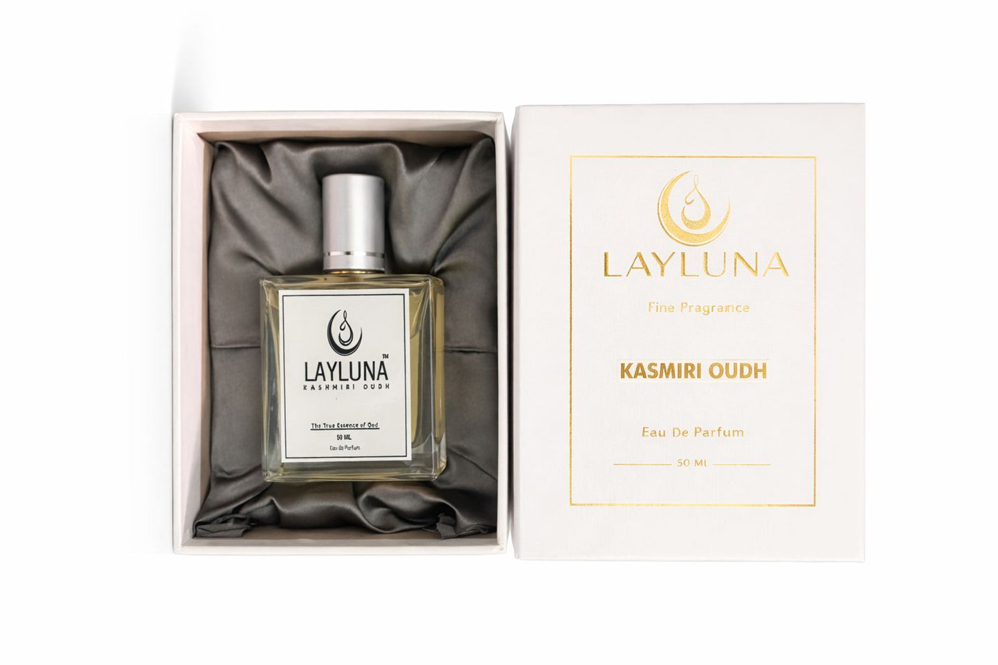LAYLUNA Kashmiri Oudh Eau De Parfum 50ml | Bold Woody Luxury Perfume for Men